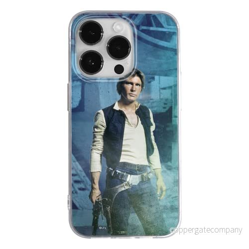 ERT GROUP mobiltelefonfodral för Apple Iphone 14 PRO MAX originalt och officiellt licensierat Star Wars mönster Han Solo 001 anpassad till formen på mobiltelefonen, fodral tillverkad av TPU plast 5905131943798