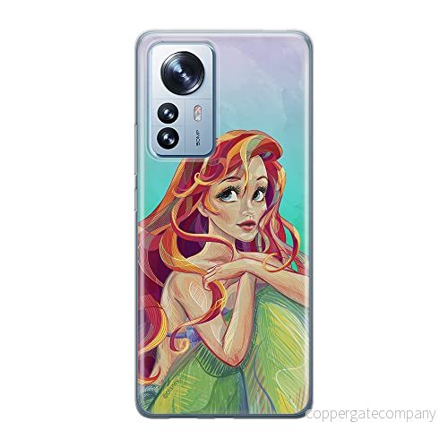 ERT GROUP mobiltelefonfodral för Xiaomi 12 / 12X originalt och officiellt licensierat Disney mönster Ariel 004 optimalt anpassad till formen på mobiltelefonen, fodral tillverkad av TPU plast 5905511477622