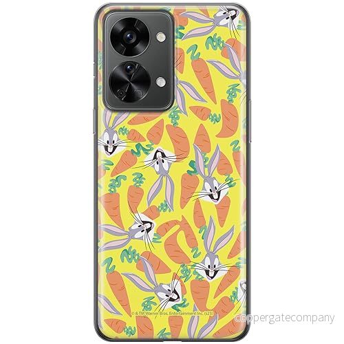 ERT GROUP mobiltelefonfodral för OnePlus NORD 2T 5G originalt och officiellt licensierat Looney Tunes mönster Bugs 017 anpassad till formen på mobiltelefonen, fodral tillverkad av TPU plast 5905795081379