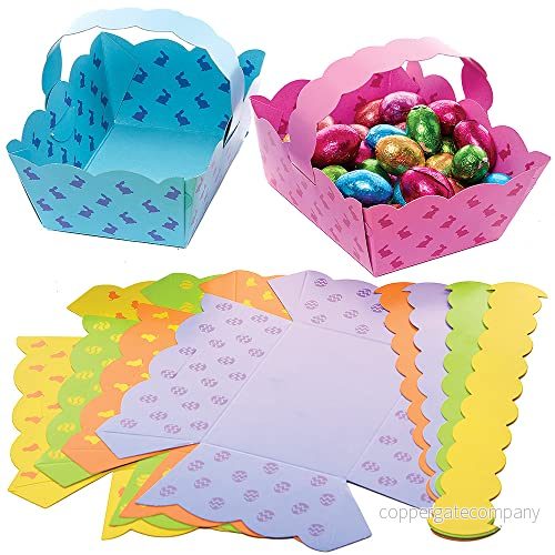 Baker Ross FX545 Easter Baskets Value Pack 30 stycken, gör egna påskäggskorgar för barn. 5063067004508
