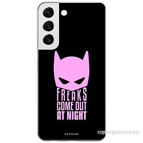ERT GROUP mobiltelefonfodral för Samsung S22 originalt och officiellt licensierat DC mönster Batman 052 optimalt anpassad till formen på mobiltelefonen, fodral tillverkad av TPU plast 5905131546715