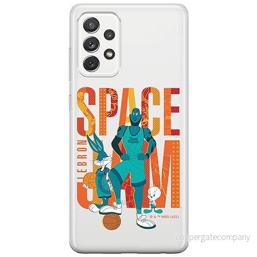 ERT GROUP mobiltelefonfodral för Samsung A52 5G / LTE 4G A52S originalt och officiellt licensierat Looney Tunes mönster Space Jam 002, fodral tillverkad av TPU plast 5905511017279