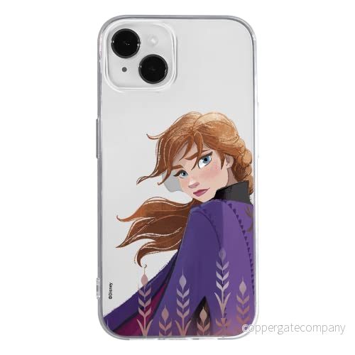 ERT GROUP mobiltelefonfodral för Apple Iphone 14 PLUS originalt och officiellt licensierat Disney mönster Anna 002 optimalt anpassad till formen på mobiltelefonen, gedeeltelijk transparant 5905131894717