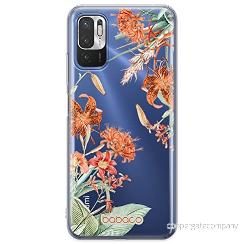 ERT GROUP mobiltelefonfodral för Xiaomi REDMI NOTE 10 5G / POCO M3 PRO originalt och officiellt licensierat Babaco mönster Flowers 057 anpassad till formen på mobiltelefonen, gedeeltelijk transparant 5905131364623