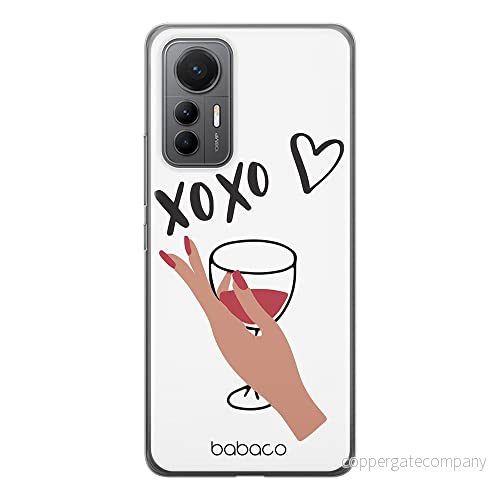 ERT GROUP mobiltelefonfodral för Xiaomi 12 LITE originalt och officiellt licensierat Babaco mönster XOXO 001 optimalt anpassad till formen på mobiltelefonen, gedeeltelijk transparant 5905511508272