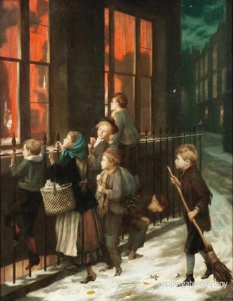 Målning Ljud av fest - Augustus Edwin Mulready | Konsttryck - Bild 2