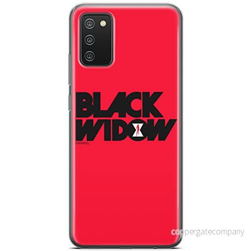 ERT GROUP mobiltelefonfodral för Samsung A02S originalt och officiellt licensierat Marvel mönster Black Widow 010 optimalt anpassad till formen på mobiltelefonen, fodral tillverkad av TPU plast 5903040226124