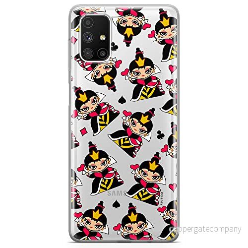 ERT GROUP mobiltelefonfodral för Samsung M51 originalt och officiellt licensierat Disney mönster Queen of Hearts 002 optimalt anpassad till formen på mobiltelefonen, gedeeltelijk transparant 5905131433190
