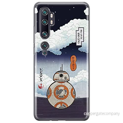 ERT GROUP mobiltelefonfodral för Xiaomi MI NOTE 10 / PRO originalt och officiellt licensierat Star Wars mönster BB 8 011, fodral tillverkad av TPU plast 5904805581540
