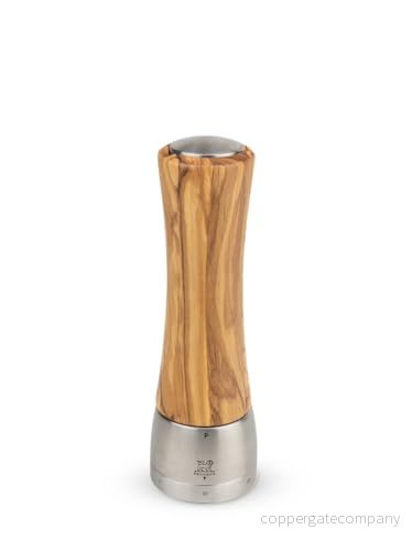 Peugeot Madras u'Select manuell pepparkvarn justerbar kvarn rostfritt stål och olivträ, 21 cm 4006950036164