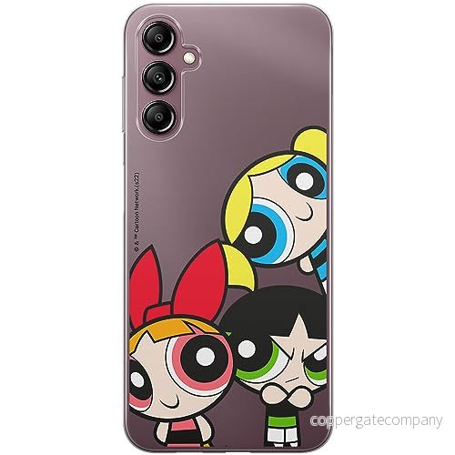 ERT GROUP mobiltelefonfodral för Samsung A14 4G/5G originalt och officiellt licensierat The Powerpuff Girls mönster 015 optimalt anpassad till formen på mobiltelefonen, gedeeltelijk transparant 5905511964177