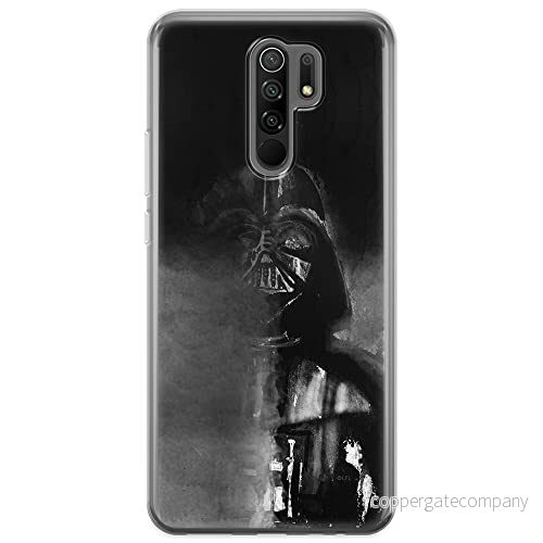 ERT GROUP mobiltelefonfodral för Xiaomi REDMI 9 originalt och officiellt licensierat Star Wars mönster Darth Vader 004 optimalt anpassad till formen på mobiltelefonen, fodral tillverkad av TPU plast 5903040308035