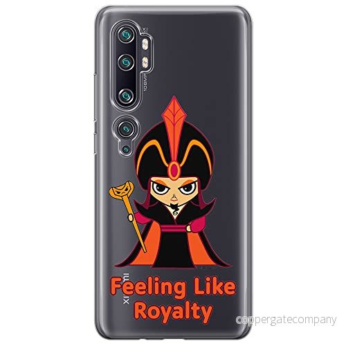 ERT GROUP mobiltelefonfodral för Xiaomi MI NOTE 10 / PRO originalt och officiellt licensierat Disney mönster Jafar 001 anpassad till formen på mobiltelefonen, gedeeltelijk transparant 5905131409089