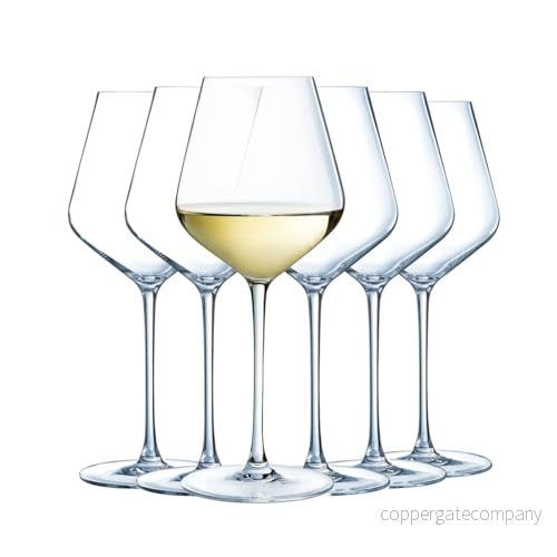 Cristal d'Arques Paris Ultitime Collection 6 38 cl kristallbensglasögon Klara och höghållfasta Tillverkad i Frankrike Förstärkt förpackning lämplig för onlineförsäljning 883314887150