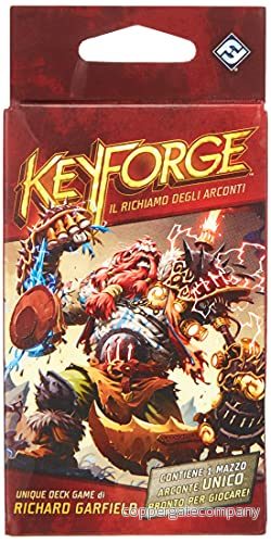 Asmodee Keyforge, The Ringa of Archonten Deck kortspel, färg röd, 10601 3558380059110
