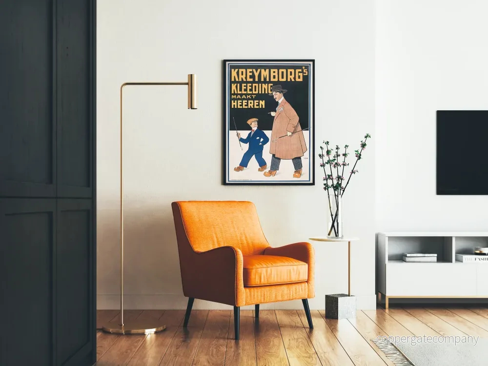 Vintageposter Kreymborg’s Kleeding för herrmode - Bild 2