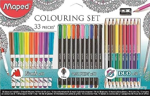Zestaw Maped Colouring Set 33 elementy 3154148974178