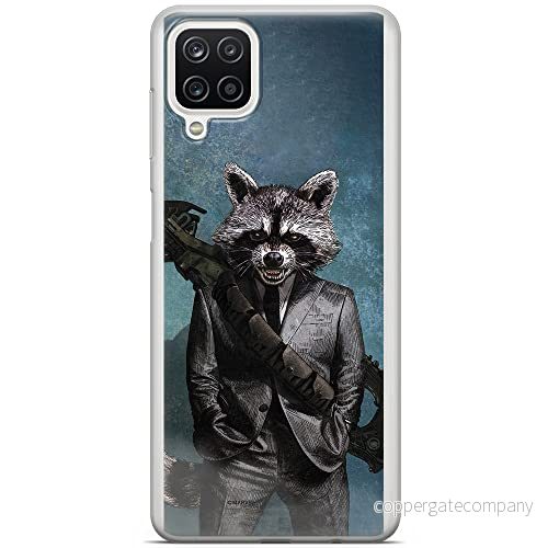 ERT GROUP mobiltelefonfodral för Samsung A12 / M12 originalt och officiellt licensierat Marvel mönster Rocket 002 optimalt anpassad till formen på mobiltelefonen, fodral tillverkad av TPU plast 5903040102152