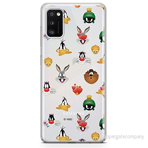 ERT GROUP mobiltelefonfodral för Samsung A41 originalt och officiellt licensierat Looney Tunes mönster 007 optimalt anpassad till formen på mobiltelefonen, gedeeltelijk transparant 5903537533865