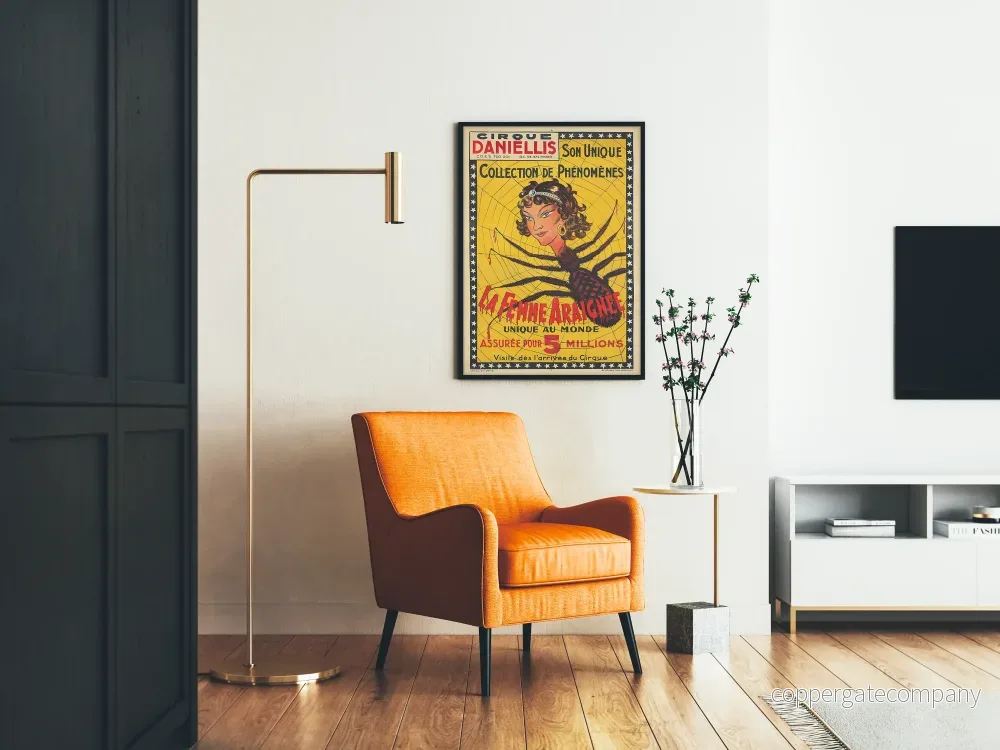 Vintageposter La Femme Araignée Cirque Daniellis - Bild 2