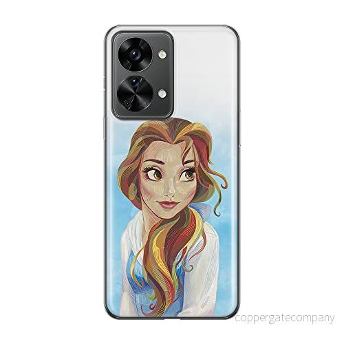 ERT GROUP mobiltelefonfodral för Oneplus NORD 2T 5G originalt och officiellt licensierat Disney mönster Bella 003 optimalt anpassad till formen på mobiltelefonen, fodral tillverkad av TPU plast 5905511279745