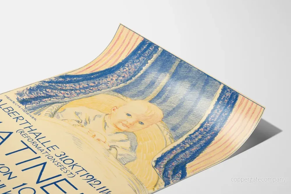 Vintageposter för Matinékör för 1000 barn i Leipzig - Bild 3