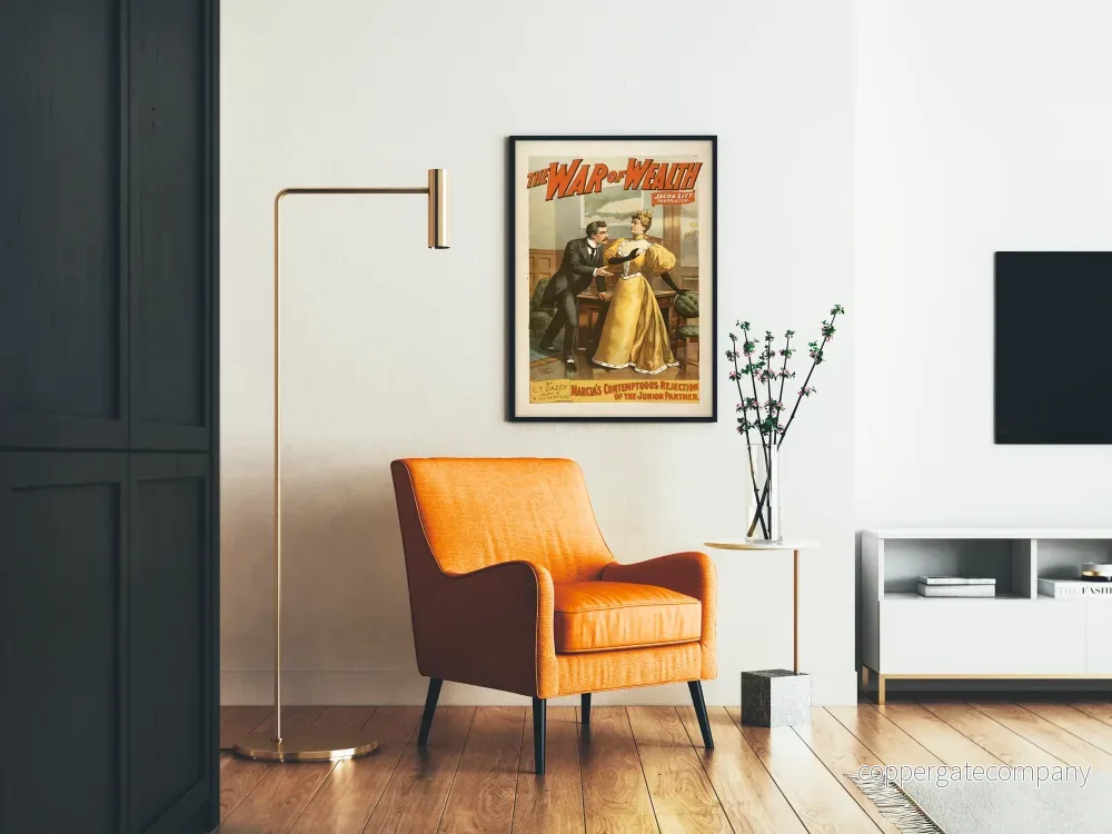 Vintageposter The War of Wealth - Retro väggdekoration - Bild 2