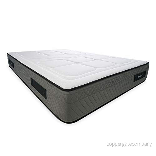 Duérmete Online Mylos Biogel minnesskum madrass, höjd 28cm, fast och bekväm, Anti dammkvalster allergivänliga, termoregulerande, HR, 135 x 180 8445355026879