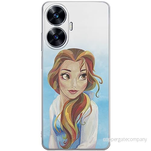 ERT GROUP mobiltelefonfodral för Realme C55 originalt och officiellt licensierat Disney mönster Bella 003 optimalt anpassad till formen på mobiltelefonen, fodral tillverkad av TPU plast 5905511873196