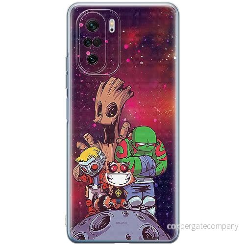 ERT GROUP mobiltelefonfodral för Xiaomi MI 11i/ REDMI K40/K40 PRO/POCO F3/ F3 PRO originalt och officiellt licensierat Marvel mönster Guardians of the Galaxy 017, fodral tillverkad av TPU plast 5905511891367