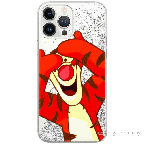 ERT GROUP mobiltelefonfodral för Apple Iphone 12 Mini originalt och officiellt licensierat Disney mönster Winnie the Pooh and friends 035, med glitter overflow effekt 5903537501932