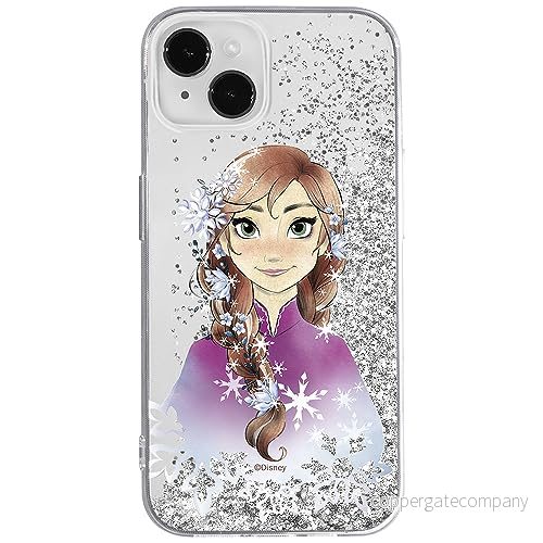 ERT GROUP mobiltelefonfodral för Apple Iphone 14 PLUS originalt och officiellt licensierat Disney mönster Anna 001 optimalt anpassad till formen på mobiltelefonen, med glitter overflow effekt 5905511589028