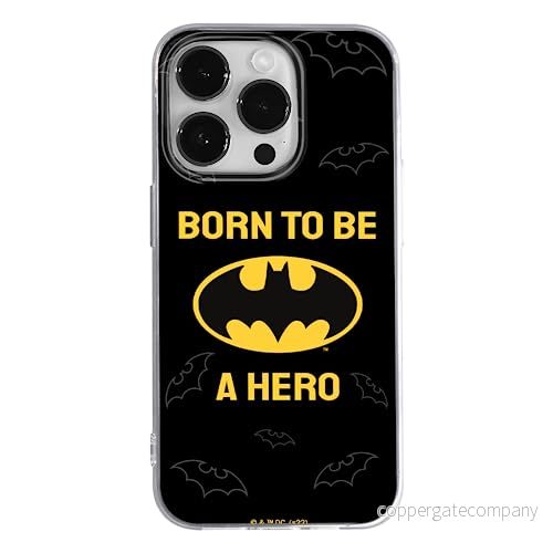 ERT GROUP mobiltelefonfodral för Apple Iphone 14 PRO MAX originalt och officiellt licensierat DC mönster Batman 058 optimalt anpassad till formen på mobiltelefonen, fodral tillverkad av TPU plast 5905131937919