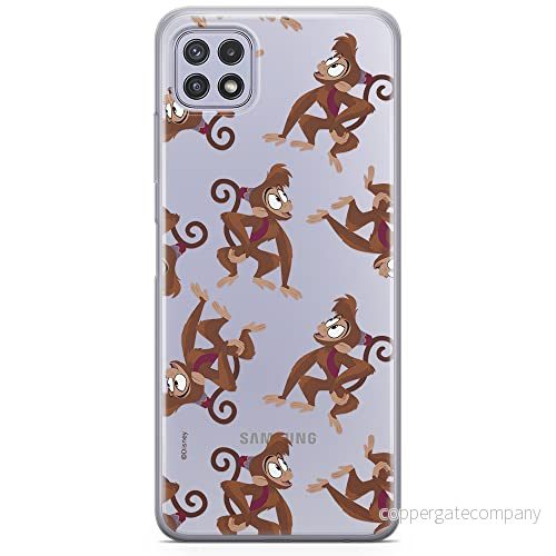 ERT GROUP mobiltelefonfodral för Samsung A22 5G originalt och officiellt licensierat Disney mönster Abu 001 optimalt anpassad till formen på mobiltelefonen, gedeeltelijk transparant 5903932801484
