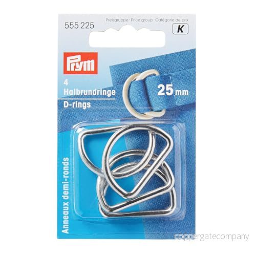 Prym Matt Silver (25 mm) D ringar 1 St 4002275552259