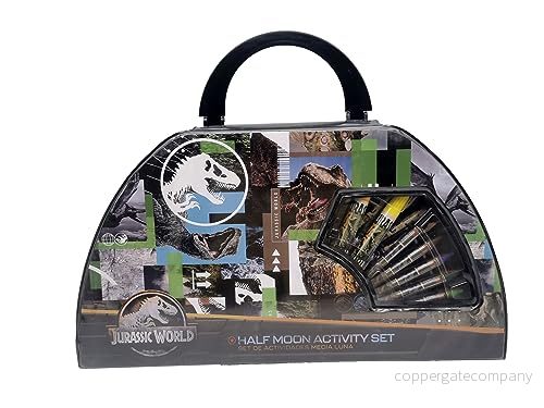 CYPBRANDS Jurassic World Aktivitetsset 52 Delar i resväska, Flerfärgad, Talla única 8426842103914