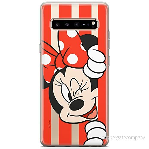 ERT GROUP Mobiltelefonskal för Samsung S10 5G original och officiellt licensierat Disney mönster Mimmi Musse 059 optimalt anpassad till mobiltelefonens form, delvis transparent 5904805500022