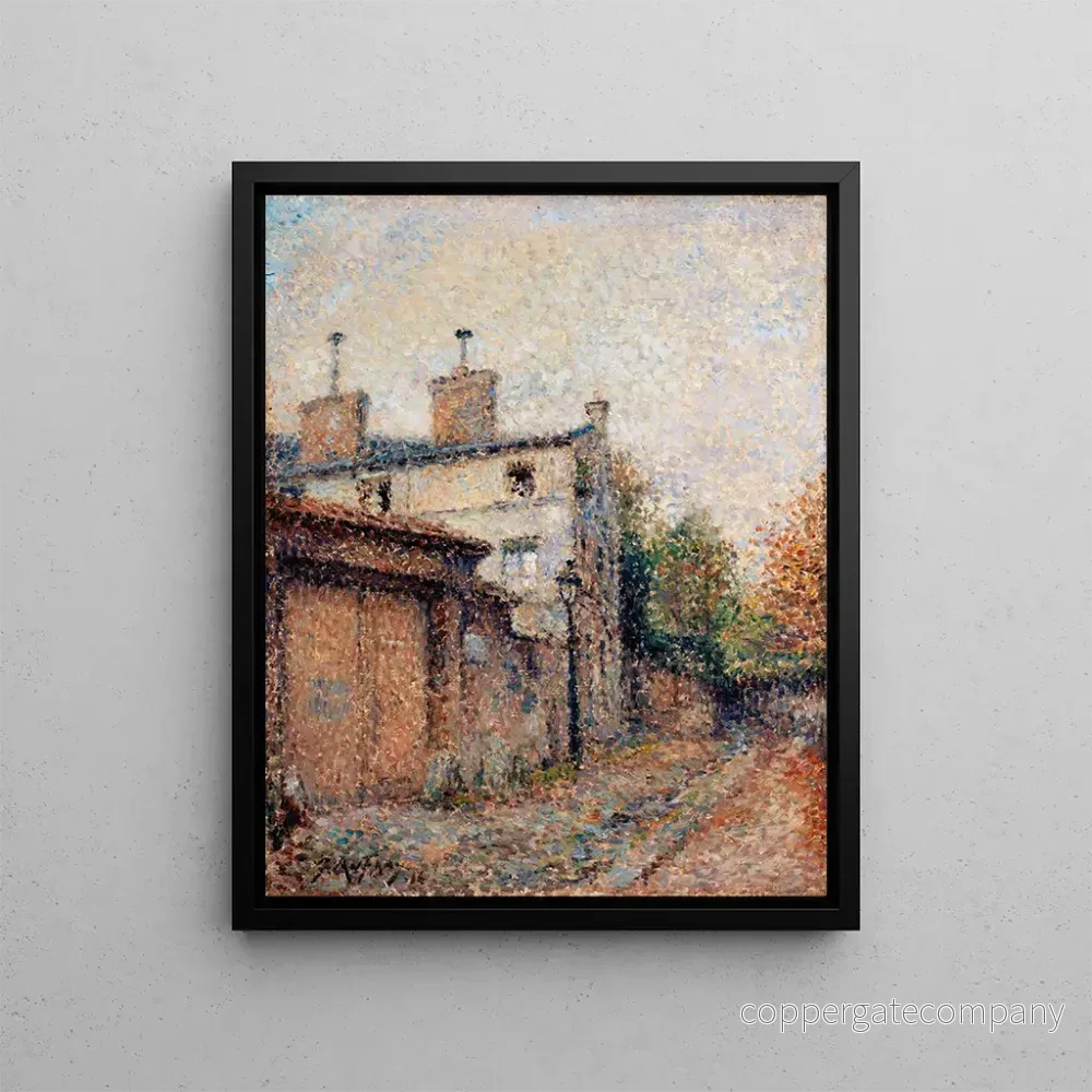Målning La maison de Balzac, rue Berton, Passy – Georges Aufray | Konsttryck Målning La maison de Balzac, rue Berton, Passy – Georges Aufray | Konsttryck