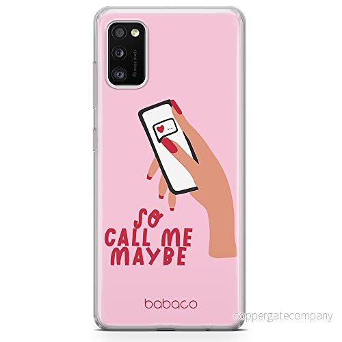 ERT GROUP mobiltelefonfodral för Samsung A41 originalt och officiellt licensierat Babaco mönster Call me maybe 001 optimalt anpassad till formen på mobiltelefonen, fodral tillverkad av TPU plast 5904805034664