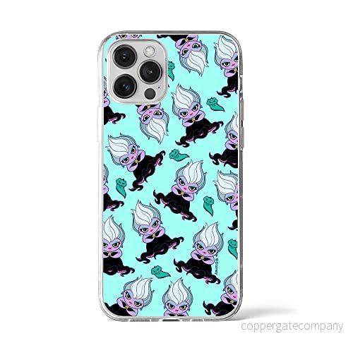 ERT GROUP mobiltelefonfodral för Iphone 12/12 PRO originalt och officiellt licensierat Disney mönster Ursula 005 optimalt anpassad till formen på mobiltelefonen, fodral tillverkad av TPU plast 5905131464194