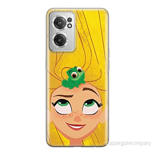 ERT GROUP mobiltelefonfodral för Oneplus NORD CE 2 originalt och officiellt licensierat Disney mönster Rapunzel & Pascal 001 anpassad till formen på mobiltelefonen, fodral tillverkad av TPU plast 5905511282196
