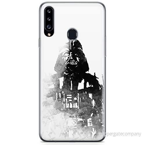 ERT GROUP mobiltelefonfodral för Samsung A20S originalt och officiellt licensierat Star Wars mönster Darth Vader 008 optimalt anpassad till formen på mobiltelefonen, fodral tillverkad av TPU plast 5904805443640