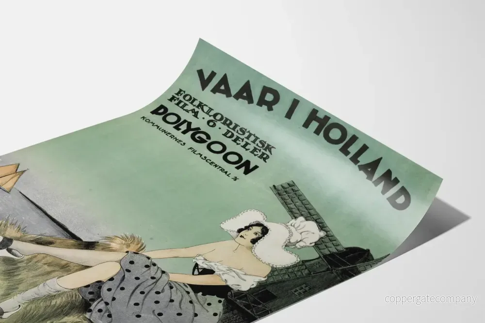 Vintageposter Vaar i Holland - Väggdekoration med Holländskt Tema - Bild 3