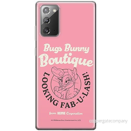 ERT GROUP mobiltelefonfodral för Samsung GALAXY NOTE 20 originalt och officiellt licensierat Looney Tunes mönster Lola 011 anpassad till formen på mobiltelefonen, fodral tillverkad av TPU plast 5905795074647