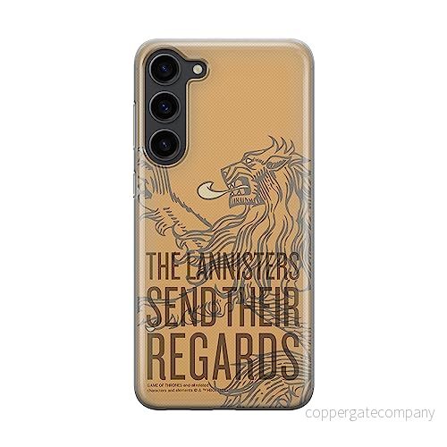 ERT GROUP mobiltelefonfodral för Samsung S23 PLUS originalt och officiellt licensierat Game of Thrones mönster 014 optimalt anpassad till formen på mobiltelefonen, fodral tillverkad av TPU plast 5905511440978