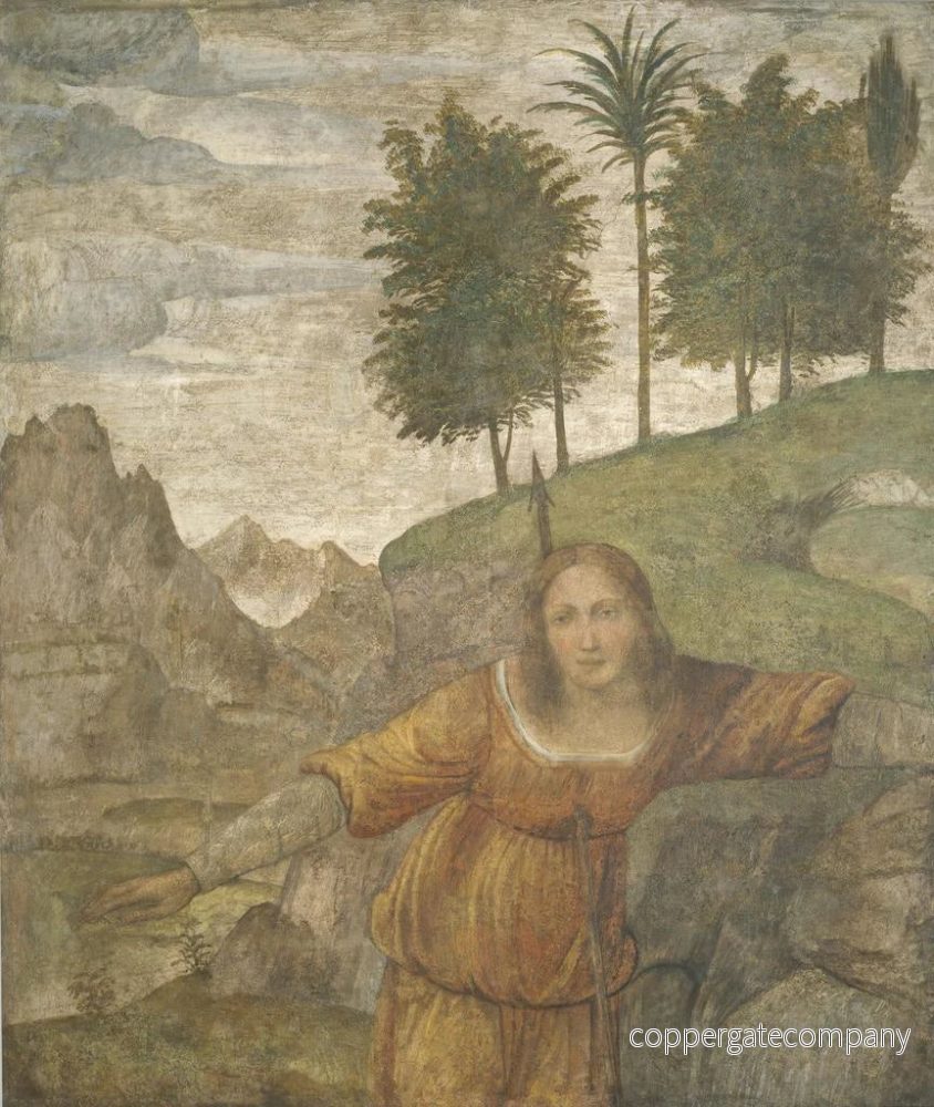 Målning Procris genomstungen av Céphalés spjut - Bernardino Luini | Konsttryck - Bild 2