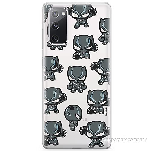 ERT GROUP mobiltelefonfodral för Samsung S20 FE / 5G originalt och officiellt licensierat Marvel mönster Black Panther 016 anpassad till formen på mobiltelefonen, gedeeltelijk transparant 5904805227486