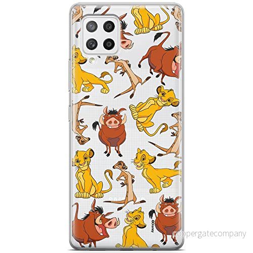 ERT GROUP mobiltelefonfodral för Samsung A42 5G originalt och officiellt licensierat Disney mönster Simba & Friends 010 optimalt anpassad till formen på mobiltelefonen, gedeeltelijk transparant 5905131792327