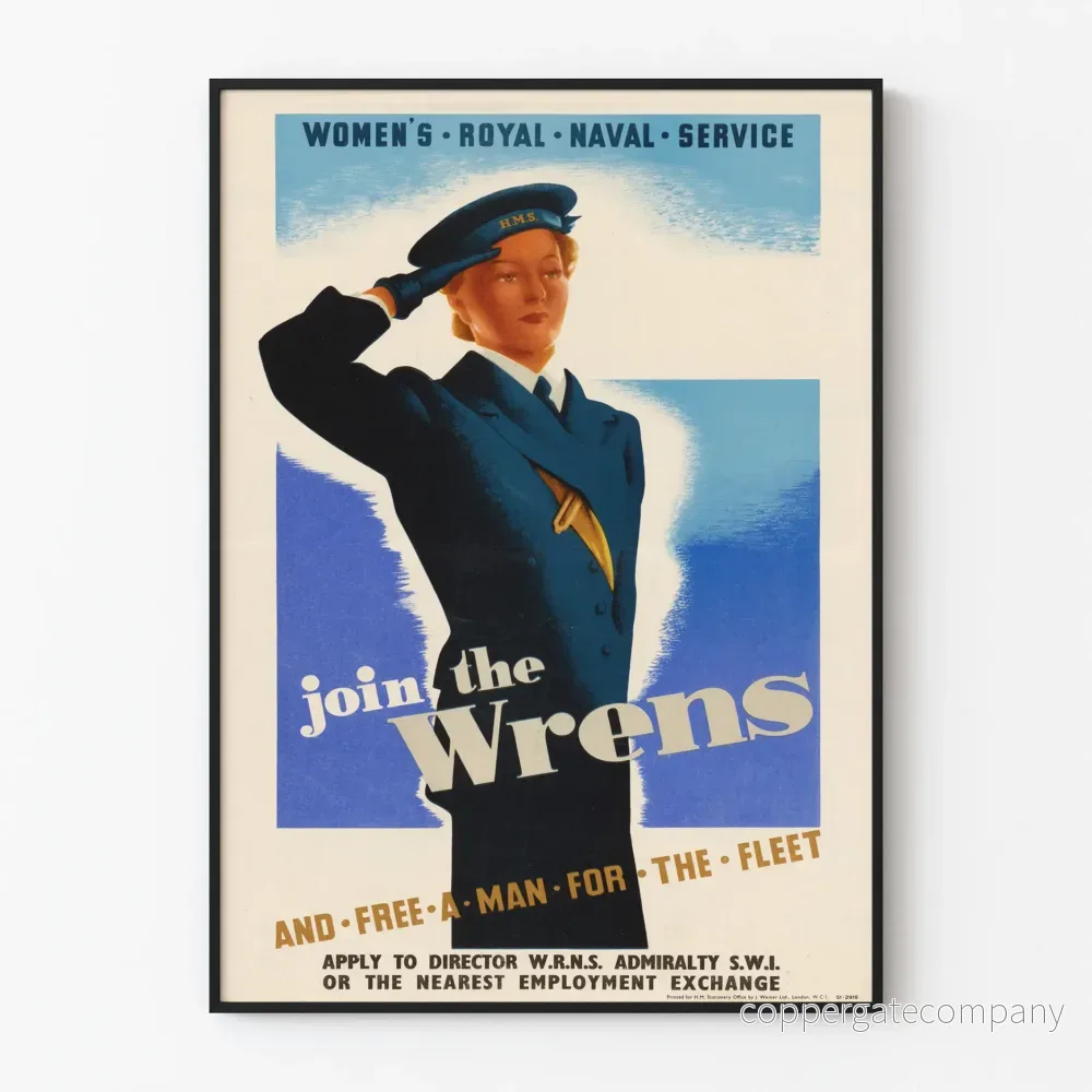 Rekryteringsposter för Women's Royal Naval Service - Bli en av Wrens