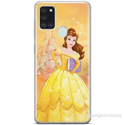 ERT GROUP mobiltelefonfodral för Samsung A21s originalt och officiellt licensierat Disney mönster Bella 001 optimalt anpassad till formen på mobiltelefonen, fodral tillverkad av TPU plast 5903040262481